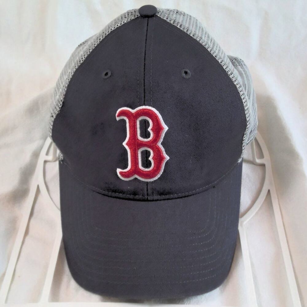 47 Brand Boston Red Sox Snapback Trucker Cap/Hat Fenway Collection Blue/Gray MLB